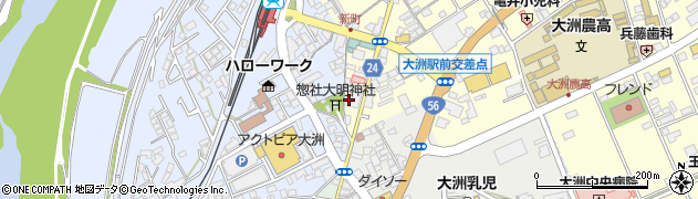 愛媛県大洲市若宮483周辺の地図