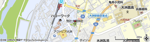 愛媛県大洲市中村242周辺の地図