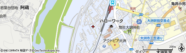 愛媛県大洲市中村197-7周辺の地図
