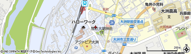 愛媛県大洲市中村238周辺の地図