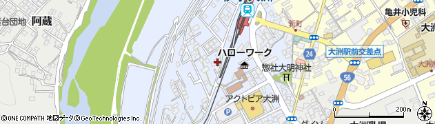 愛媛県大洲市中村204周辺の地図