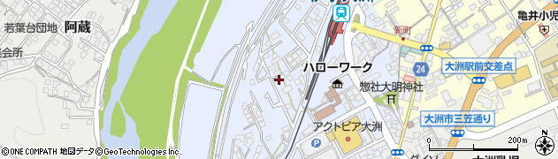 愛媛県大洲市中村197周辺の地図