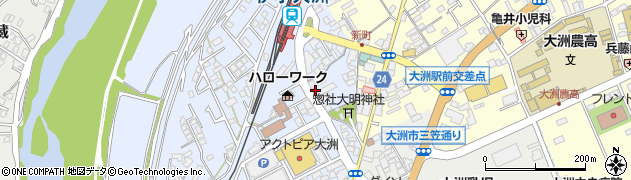 愛媛県大洲市中村235周辺の地図