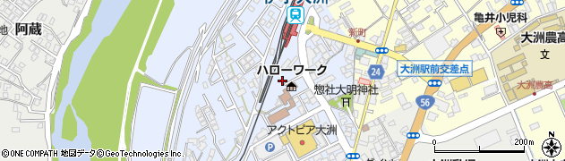 愛媛県大洲市中村213周辺の地図