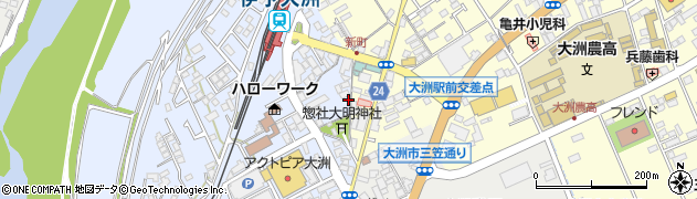 愛媛県大洲市中村239周辺の地図
