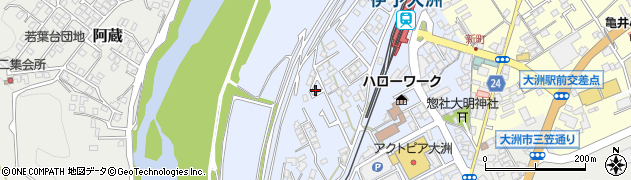 愛媛県大洲市中村154周辺の地図