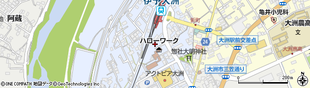 愛媛県大洲市中村213-7周辺の地図
