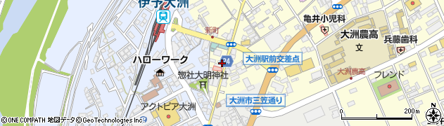 愛媛県大洲市若宮476周辺の地図