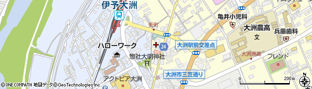 愛媛県大洲市若宮471周辺の地図
