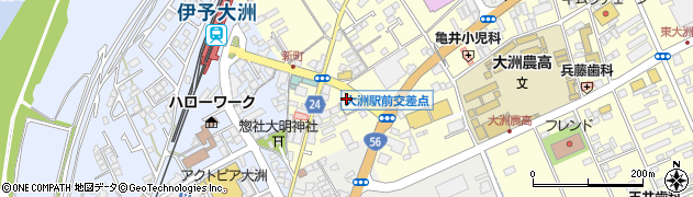 愛媛県大洲市若宮504周辺の地図
