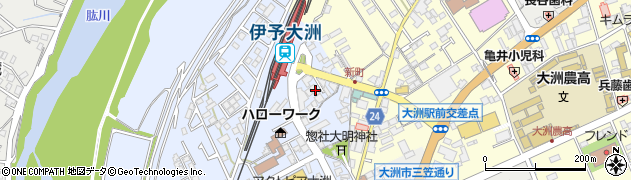 愛媛県大洲市中村226周辺の地図