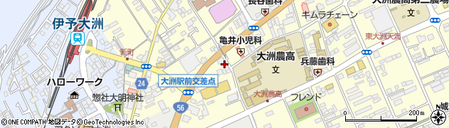 愛媛県大洲市若宮570周辺の地図