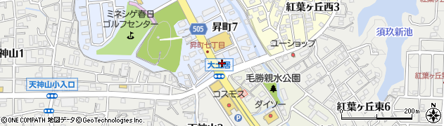 株式会社西日本シティ銀行　ＮＣＢほけんプラザ・春日周辺の地図
