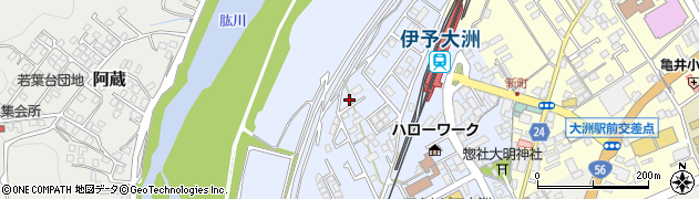 愛媛県大洲市中村146周辺の地図