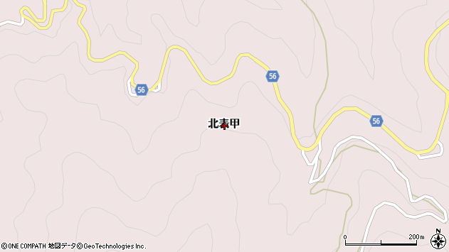 〒795-0307 愛媛県喜多郡内子町北表の地図
