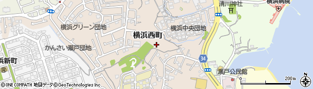 高知県高知市横浜西町周辺の地図