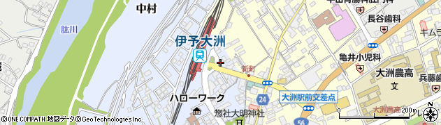 愛媛県大洲市中村227周辺の地図