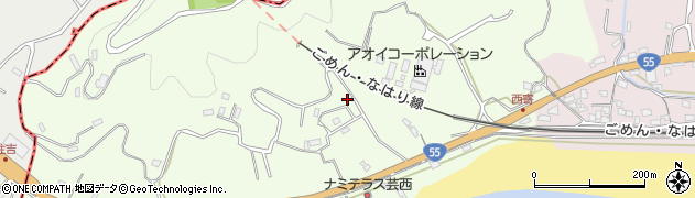 高知県安芸郡芸西村西分乙845周辺の地図