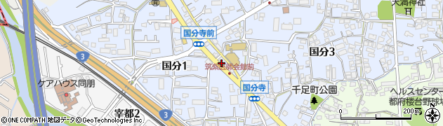 太宰府卓球センター周辺の地図