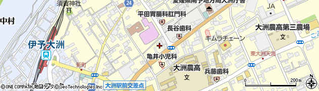 愛媛県大洲市若宮670周辺の地図