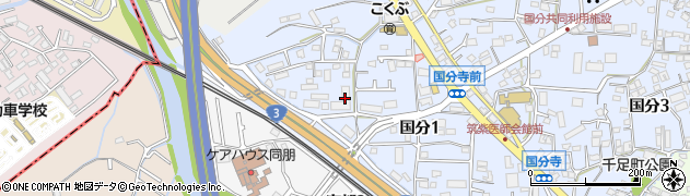 アイランドコートリスタ太宰府管理室周辺の地図