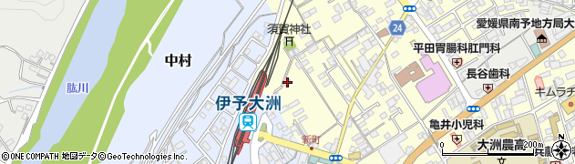 愛媛県大洲市若宮455周辺の地図
