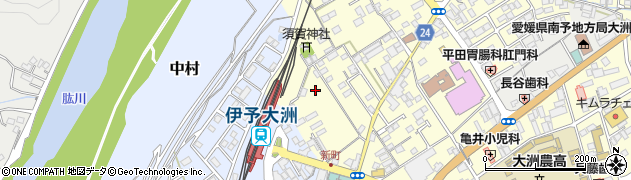 愛媛県大洲市若宮456周辺の地図