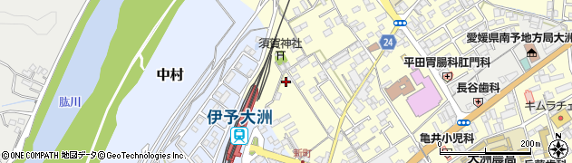 愛媛県大洲市若宮452周辺の地図