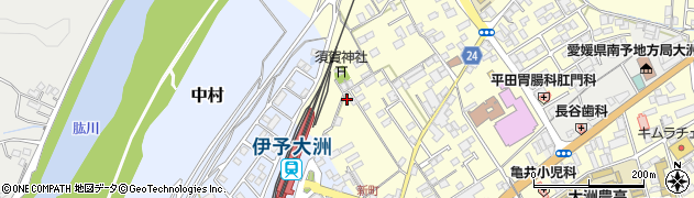愛媛県大洲市若宮451周辺の地図