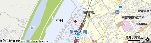 愛媛県大洲市中村1060周辺の地図