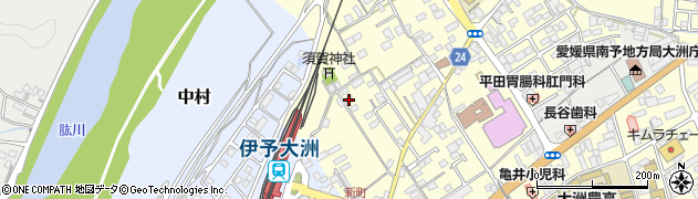 愛媛県大洲市若宮414周辺の地図