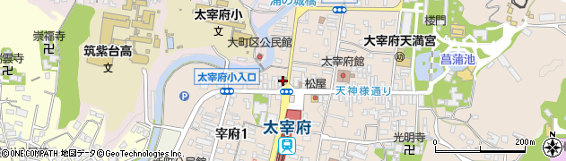 ローソン太宰府天満宮前店周辺の地図