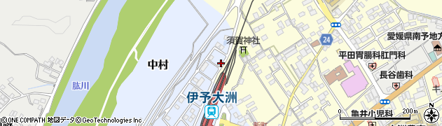 愛媛県大洲市中村1061周辺の地図
