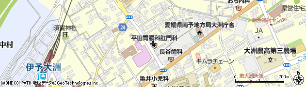 愛媛県大洲市若宮677周辺の地図