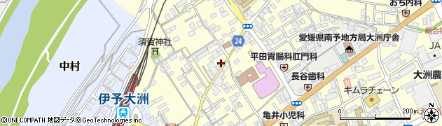 愛媛県大洲市若宮427周辺の地図