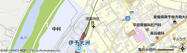 愛媛県大洲市若宮405周辺の地図
