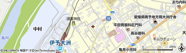 愛媛県大洲市若宮423周辺の地図
