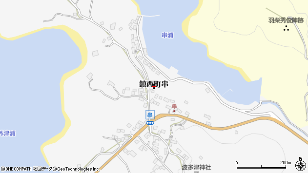 〒847-0403 佐賀県唐津市鎮西町串の地図