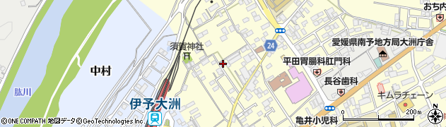 愛媛県大洲市若宮420周辺の地図