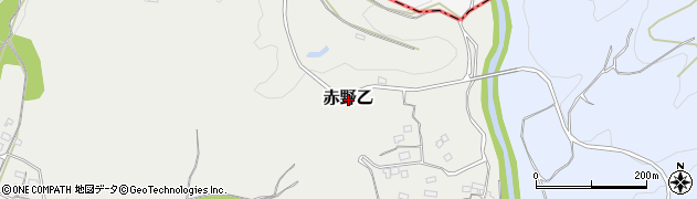 高知県安芸市赤野乙周辺の地図