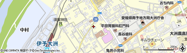 愛媛県大洲市若宮624周辺の地図