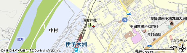 愛媛県大洲市若宮383周辺の地図