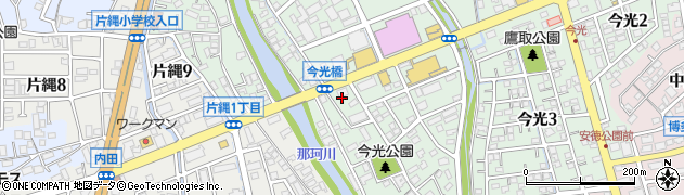 うどん黒田藩 那珂川店周辺の地図