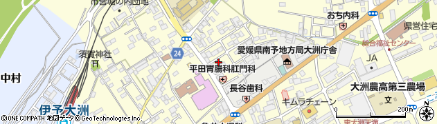 愛媛県大洲市若宮691周辺の地図