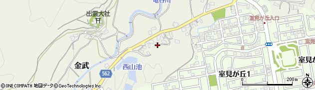 福岡県福岡市西区金武255周辺の地図