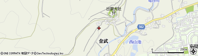 福岡県福岡市西区金武582-1周辺の地図