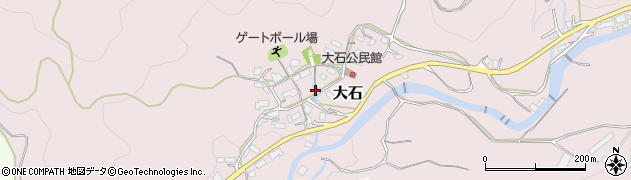 福岡県筑紫野市大石周辺の地図