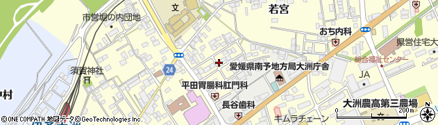 愛媛県大洲市若宮699周辺の地図