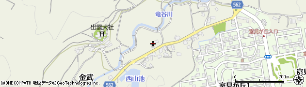 福岡県福岡市西区金武608周辺の地図