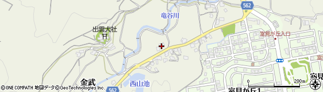 福岡県福岡市西区金武608-1周辺の地図